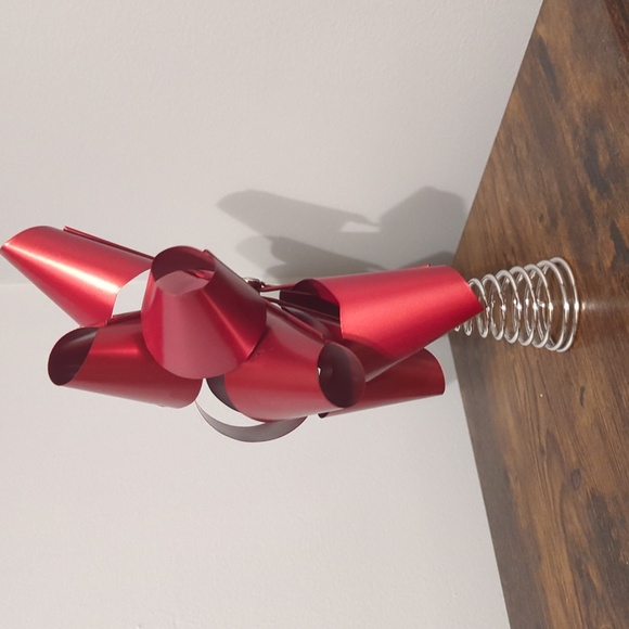 Christmas Tree Topper - Festive Red Bow Design - Picture 4 of 6